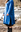 HALVAR - Legère viking linne tunika blå