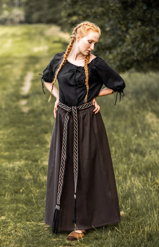 SMILLA - Middelalder nederdel, mørkebrun