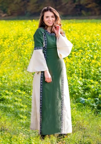 SOPHIE, medeltidsklänningen, grön/natur
