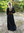 LILLA - Lätt medeltida vikingaklänning, svart