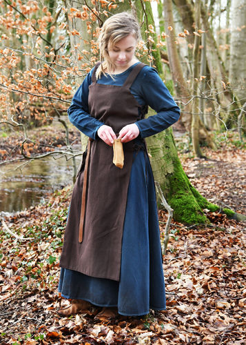 TINNAA,vikinga överklänning, cotton brun