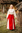 ISA - Middelaldersk dameskjørt, rød / natur