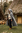 ILMAR - Middelalderkappe, broche, spidshette, ull grå