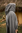 ILMAR - Middelalderkappe, broche, spidshette, ull grå